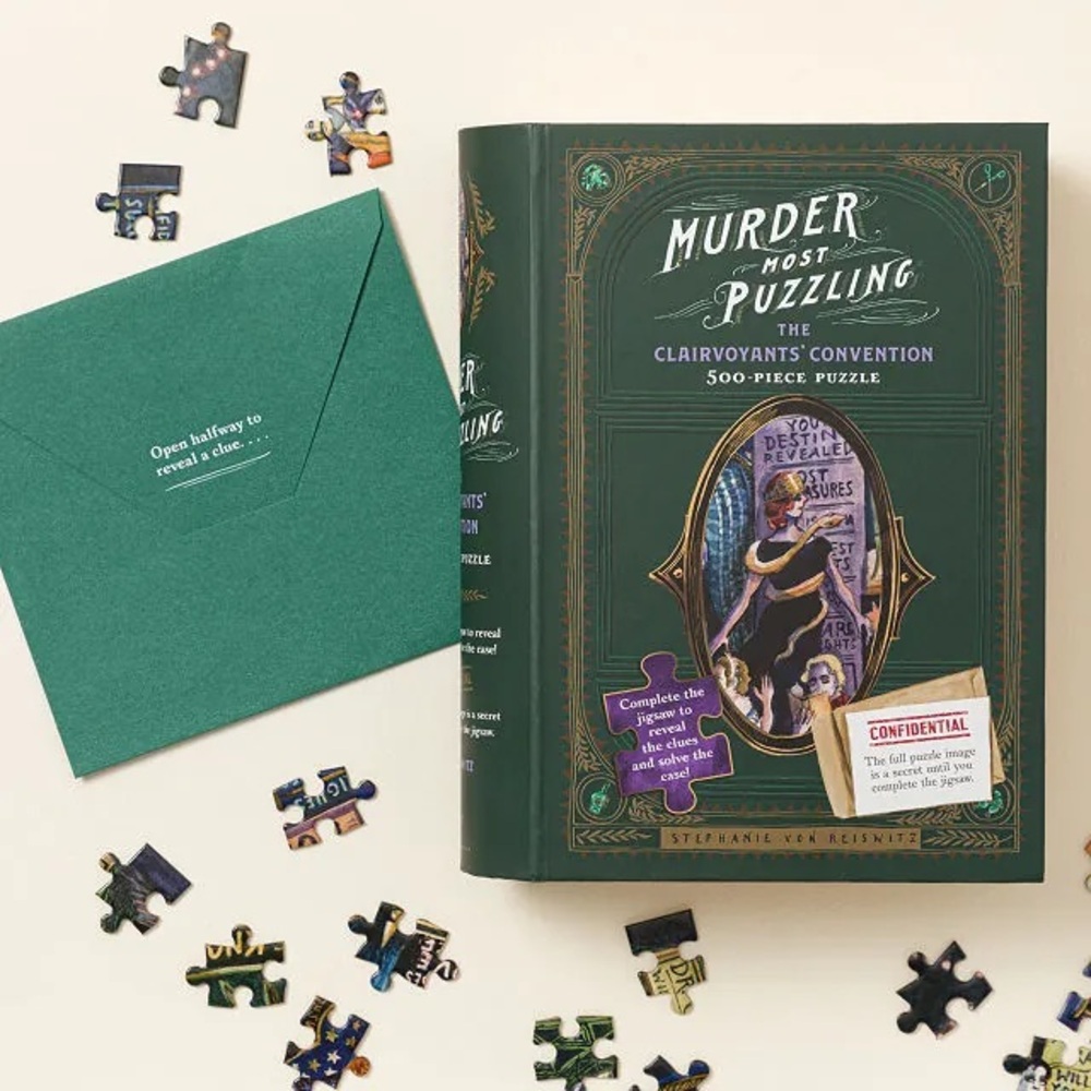 Murder Mystery Jigsaw Puzzle “Clairvoyant Convention”